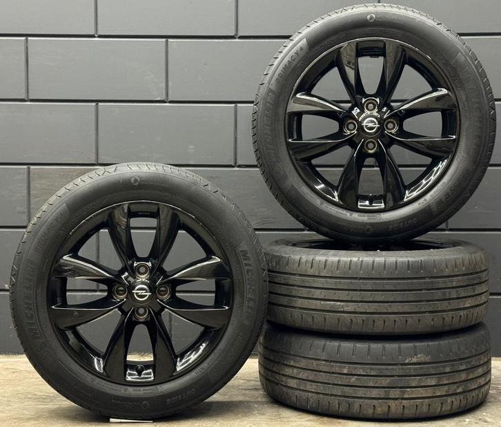 Originele 16 inch Opel Adam Corsa D E 4x100 ET40 195/55/16, Auto-onderdelen, Banden en Velgen, Banden en Velgen, Zomerbanden, 16 inch