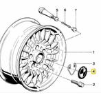 Naafembleem velgen oldtimer BMW 70 mm bollend 36131122132 11, Ophalen of Verzenden, Herkomst onderdeel bekend, Nieuw