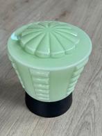 Vintage WC Badkamer Lamp - Groen Art Deco Stijl, Ophalen of Verzenden, Gebruikt