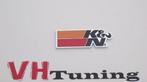 K&N 3D logo metaal chroom zelfklevend 9CM, Auto diversen, Tuning en Styling, Ophalen of Verzenden