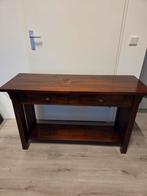 Fraaie stevige side table, Huis en Inrichting, Ophalen, 25 tot 50 cm, Rechthoekig, 100 tot 150 cm