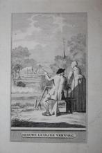 Gravure ouwe luidjes, Antiek en Kunst, Kunst | Etsen en Gravures, Ophalen of Verzenden