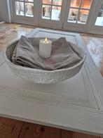 Grote papier maché schaal, Huis en Inrichting, Ophalen, Zo goed als nieuw, Wit