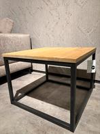 Hoektafel showroommodel vierkant 60x60 cm - warm eiken, Huis en Inrichting, Tafels | Bijzettafels, Ophalen of Verzenden, Zo goed als nieuw