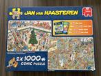 Haasteren: Kerstkoopjes en Black Friday - 2x 1000 stukjes, Ophalen of Verzenden, Zo goed als nieuw