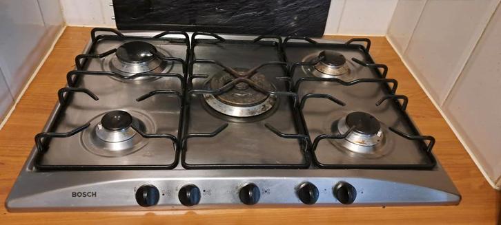 Inbouw Gasstel 5 Pits - Wegens Verhuizing, Witgoed en Apparatuur, Fornuizen, Gebruikt, Inbouw, Gas, 5 kookzones of meer, Ophalen