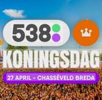 2 kaarten 538 koningsdag in Breda, Tickets en Kaartjes, Evenementen en Festivals, Twee personen