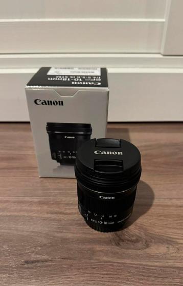 Canon EF-S 10-18mm groothoeklens ZGAN beschikbaar voor biedingen