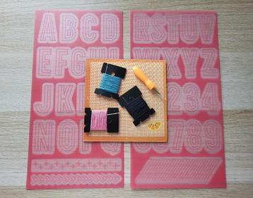 American Crafts Amy Tangerine Embroidery Stencil Set #01 beschikbaar voor biedingen