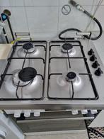 Bosch RVS Gaskookplaat - Werkend te zien op Fotos!!, Ophalen, Gebruikt, 4 kookzones, Gas