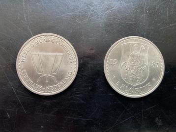 Penning WMC Kerkrade 1985  *Vijf Florijn* 3 stuks beschikbaar voor biedingen