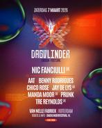 4 TICKETS DAGVLINDER FESTIVAL 2026 7 MAART, Drie personen of meer
