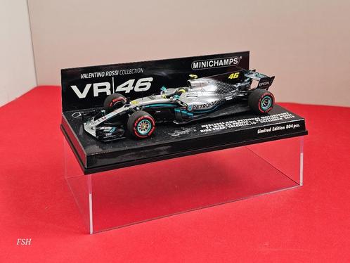 Mercedes W08, Valentino Rossi # 46, Ride Swap Valencia '19., Hobby en Vrije tijd, Modelauto's | 1:43, Zo goed als nieuw, Auto