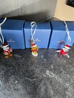 Swarovski Disney kersthangers Mickey, Minnie & Winnie, Verzamelen, Swarovski, Zo goed als nieuw, Figuurtje, Ophalen