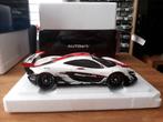 Autoart 1/18 Mclaren P1 GTR wit, Hobby en Vrije tijd, Modelauto's | 1:18, Ophalen of Verzenden, Zo goed als nieuw, Auto, Autoart