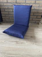 Verstelbare meditatie stoel - blauw - zgan, Huis en Inrichting, Ophalen, Blauw, Meditatie, yoga, Zo goed als nieuw