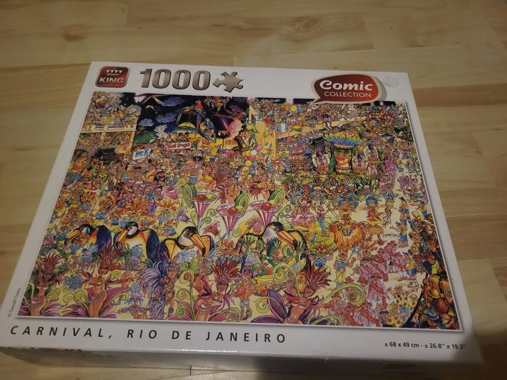 2 puzzels van 1000 stukjes, Ophalen of Verzenden, 500 t/m 1500 stukjes, Zo goed als nieuw, Legpuzzel