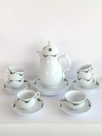Fürstenberg koffieservies, groene guirlandes, Duitsland, 60s, Huis en Inrichting, Keuken | Servies, Ophalen of Verzenden, Zo goed als nieuw