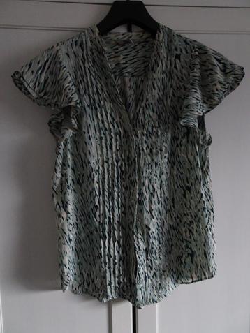 Leuke groene blouse print km mt 40 H&M beschikbaar voor biedingen