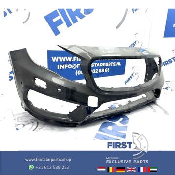 W156 X156 GLA AMG VOORBUMPER GRIJS + KOPLAMP SPROEIERS 2013- beschikbaar voor biedingen