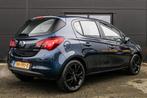 Opel Corsa 1.0 Turbo Edition - BLUETOOTH - CRUISE - ZWARTE V, Auto's, Voorwielaandrijving, Stof, Gebruikt, Blauw