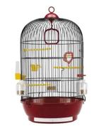 Vogelkooi Ferplast diva 70cm hoog zwart met bordeauxrood, Dieren en Toebehoren, Vogels | Hokken en Kooien, Ophalen of Verzenden