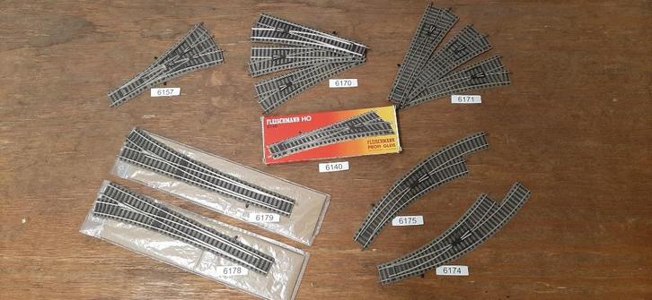 Treintjenl profirail Fleischmann H0 wissel, Hobby en Vrije tijd, Modeltreinen | H0, Zo goed als nieuw, Rails, Gelijkstroom, Fleischmann