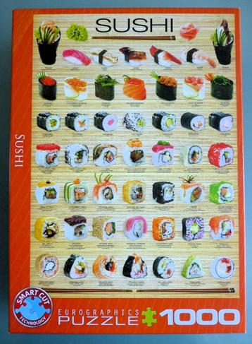 Eurographics puzzel 1000 stukjes ''Sushi'' nr: 6000-0597