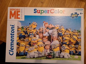 Minions Puzzel - Clementoni 104 stukjes beschikbaar voor biedingen