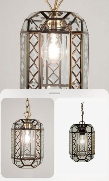 Hanglamp glas Facet geslepen  beschikbaar voor biedingen