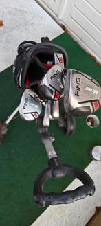 PING Moxie Kinder Golfset Compleet met tas en trolley, Ophalen of Verzenden, Gebruikt, Set, Ping
