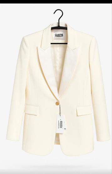 Claudie Pierlot Witte Blazer - Maat 42 - Nieuw! beschikbaar voor biedingen