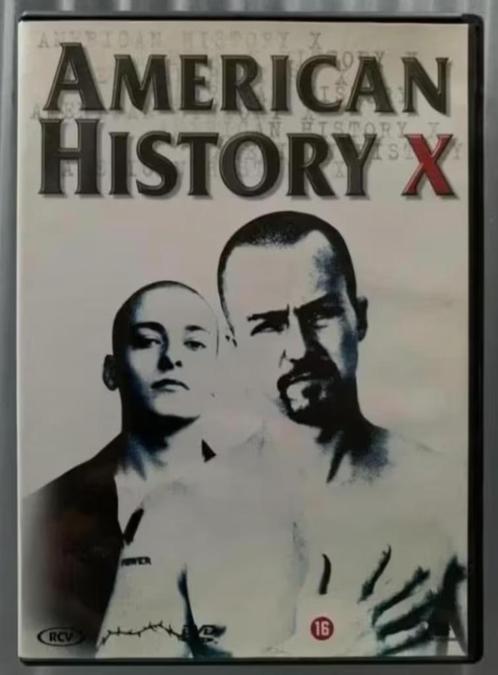DVD American History X; Edward Norton, Edward Furlong, Bever, Cd's en Dvd's, Dvd's | Thrillers en Misdaad, Zo goed als nieuw, Vanaf 16 jaar
