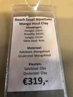 Nieuwe bijzettafel van mangohout - koopje!, Ophalen, ., ., Nieuw