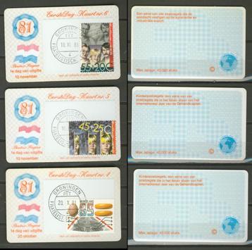 Eerstedag Kaart Nr.4-5-6-1981 Filatelistische Dienst EK-2 jd beschikbaar voor biedingen