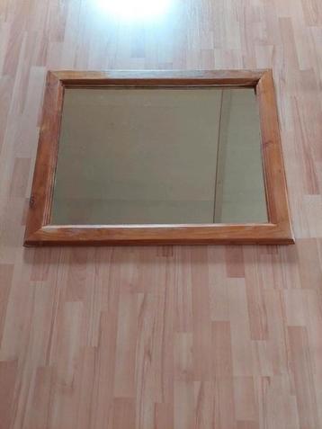 Grote Teak spiegel 100x080 cm beschikbaar voor biedingen
