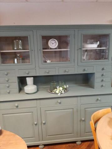 Prachtige landelijke buffetkast Dusty Olive 202 cm beschikbaar voor biedingen