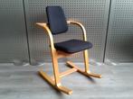 1x Stokke (Variér) Actulum (Zwart), Zeer Goed!, Huis en Inrichting, Stoelen, Gebruikt, Zwart, Metaal, Ophalen of Verzenden
