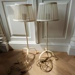 Mooie brocante landelijke lampen 58 cm hoog, 50 tot 75 cm, Ophalen of Verzenden, Metaal, Landelijk