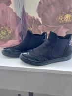Linea Zeta zwarte lak en suede laarsjes mt 37, Verzenden, Zwart, Lage of Enkellaarzen, Zo goed als nieuw