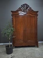 Biedermeier kuifkast linnenkast kledingkast DEMONTABEL, Ophalen of Verzenden