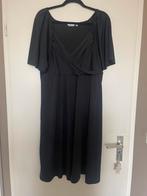 Miss Etam zwarte jurk met fladdermouwen maat XL, Kleding | Dames, Grote Maten, Ophalen of Verzenden, Zo goed als nieuw, Miss Etam