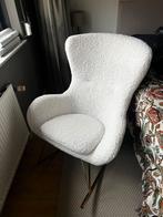 Witte teddy schommelstoel Westwing - babykamer, Huis en Inrichting, Fauteuils, Ophalen, Gebruikt, 75 tot 100 cm, Stof