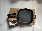 Gietijzeren grillpan 24 cm, Huis en Inrichting, Keuken | Potten en Pannen, Gietijzer, Nieuw, Ophalen of Verzenden, Keramische plaat