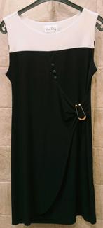 Joseph Ribkoff - Zgan Zwarte Jurk - Maat 44, Kleding | Dames, Jurken, Zwart, Maat 42/44 (L), Joseph Ribkoff, Ophalen of Verzenden