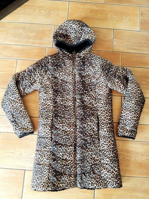 Vingino winterjas – type Tilya met panterprint - 164, Kinderen en Baby's, Kinderkleding | Maat 164, Zo goed als nieuw, Meisje