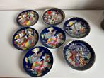 6 Vintage Bjorn Wiinblad Rosenthal Wandbordjes Aladin Sinbad, Ophalen of Verzenden