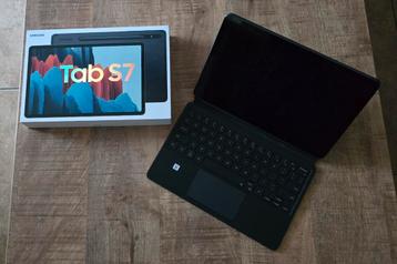 Samsung Galaxy Tab S7 incl toetsenbordhoes met pen beschikbaar voor biedingen