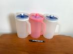 Tupperware 3 x Serveerkan Limonadekan Sapkan plm. 1 liter., Huis en Inrichting, Keuken | Tupperware, Ophalen of Verzenden, Zo goed als nieuw