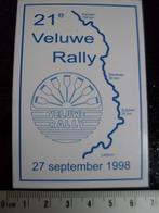 sticker veluwe rally logo 1998 21e 100km NKB kano kanoen, Verzenden, Zo goed als nieuw, Sport